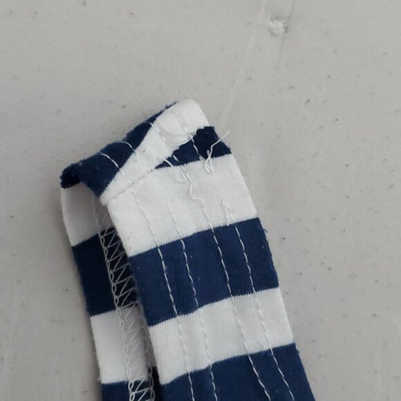VI HEART-  Navy and White Striped Boat Neck Tank Dress - Picture 8 of 9